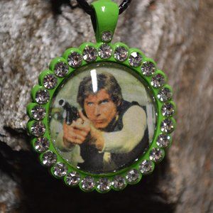 HANDMADE Han Solo Star Wars Classic Comics Necklace